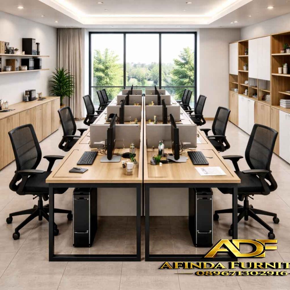 meja sekat costum semarang